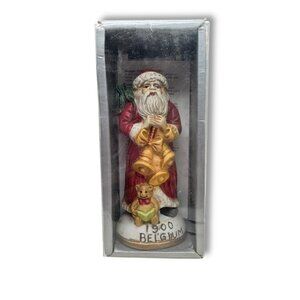 Caldor Stories 1900 Belgium Santa Porcelain Figurine with Box  5”